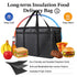 3-Pack Warmer/Frozen Bodaon Insulated Food Delivery Bag, XXXL Pizza Cooler Bags, Rideshare Delivery Bag, Thermal