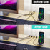 JCILPITC 6PCS Magnetic Cable Clips, Cable Management Under Desk,Cord Organizer for Desk Car Wall,Cord Holder Home