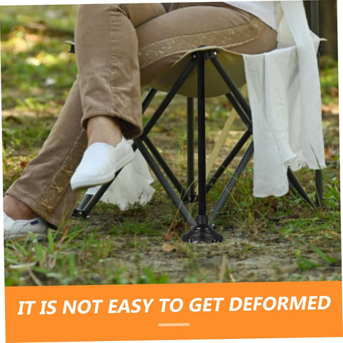 3.03X3.03 Inch Set 4 Chair Leg Caps Anti-Slip Floor Protectors for Indoor Outdoor Use Folding Camping Chairs Furniture