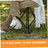 3.03X3.03 Inch Set 4 Chair Leg Caps Anti-Slip Floor Protectors for Indoor Outdoor Use Folding Camping Chairs Furniture