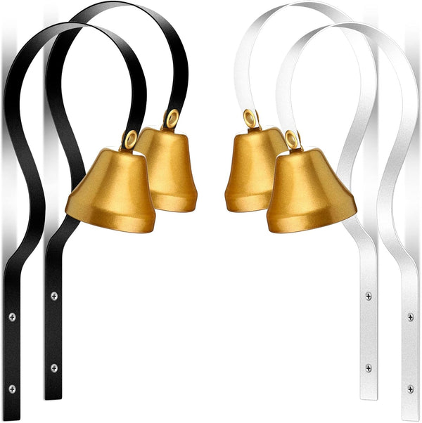 4 Pcs Shopkeepers Bell, Antique Doorbell Wall Mounted for Dog Training, 1.6 Inch Diameter