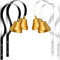 4 Pcs Shopkeepers Bell, Antique Doorbell Wall Mounted for Dog Training, 1.6 Inch Diameter