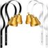 4 Pcs Shopkeepers Bell, Antique Doorbell Wall Mounted for Dog Training, 1.6 Inch Diameter