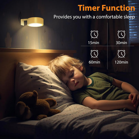 3Pcs Battery Operated Picture Light - Magnetic LED Art Display Light with Remote, Dimmable, Gold