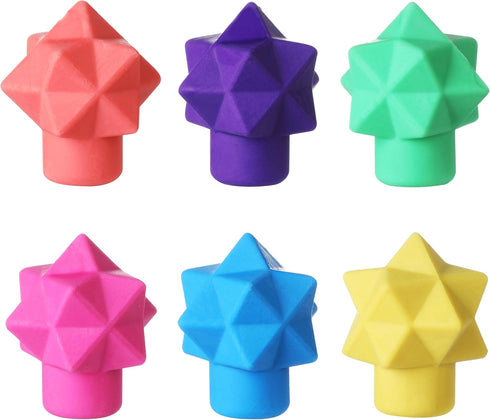 Mr. Pen Pencil Erasers Toppers, 48 Pack, Vibrant Colors, Pencil Cap Erasers, Eraser Tops, Pencil Topper Erasers