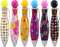 Short Fat Pens 6 Pcs Ergonomic Mini Pens for Tremor Arthritis Handicap, Cute Mini Fat Pens with Black Ink