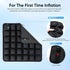 bhgwqci 3D Travel mat - inflatable bubble design, used for car/office/airplane seat cushion, equipped with storage