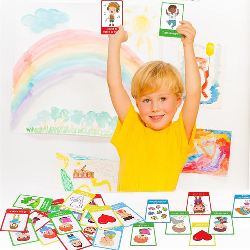 90PCS Communication Communication Autism My Behaviour Cards for Speech Delay Children and Adults Special Needs Visual