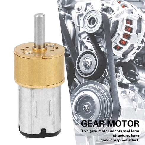 6V 60 RPM/100 RPM/300 RPM/600 Toy(600RPM) DC RPM Micro Speed Reduction Motor Micro Metal Gear Box for RC Car Robot DIY
