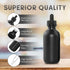 24 Pack Frosted Black Dropper Bottles, 1oz/30ml Glass Tincture Bottles with Measured Eye Dropper for Essential Oils