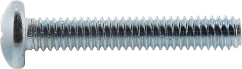 Hillman 92174 Zinc Pan Head Phillips Machine Screws, #10-24 x 2-1/2", 100 Pieces