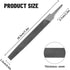 6-inch Flat Medium Cut File, Double Cut Teeth, High Carbon Steel, Suitable for Shaping Metal, Wood