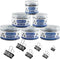 BainGesk 210 pcs Binder Clips Assorted Sizes, X Large to Micro Metal Paper Clips for Office Home School Supplies