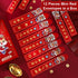 BAIWOVIS 12 2026, 19x10x2.5cm) Draw Lots Red Envelopes in Box - Pieces Lucky Money Envelopes for Spring Festival Gift
