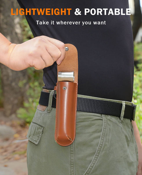 Bushcraft Hand Auger Wrench, Heavy-Duty Scotch Eye Wood Auger, Manual Hole Maker Multitool