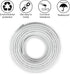 50FT 18 3 18AWG 18/3 Gauge Wire Conductor, Electrical Wire, Oxygen Free Stranded Tinned Copper Wire, Insulated Low
