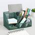 VANRA Office Supply Caddy, Metal Mesh Desktop Supplies Organizer, School Supply Holder with 6 Compartments and Drawer