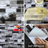 Livebor Peel and Stick Backsplash Wallpaper, 11.8inch x 196.8inch Tile Contact Paper for Kitchen Countertops