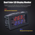 Twidec/DC 12V Programmable Temperature Controller -50 to 110 ? Red/Blue LED Display Heating/Cooling Thermostat with NTC