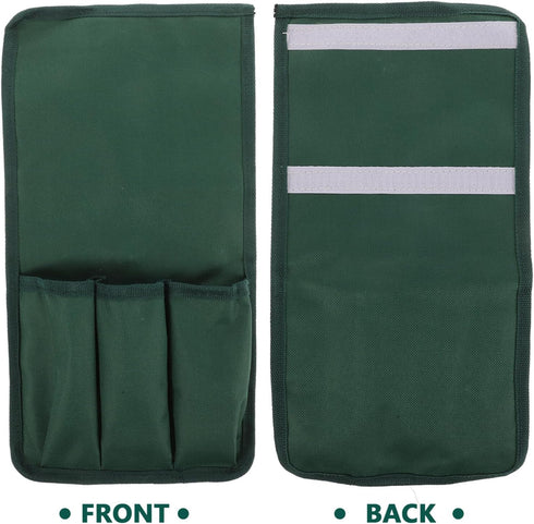 VANZACK Garden Kneeler Tool Storage Bag Versatile Kneeling Stool Pouch for Outdoor Gardening Side Pocket Organizer
