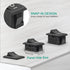QTEATAK 5Pcs On/Off Boat Rocker Switch, 2 Pin 2 Position Snap, 12V 110V 250V