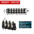 MGI SpeedWare Double Screw Terminal Junction Block 6 Circuit 300V/20A, Row Barrier Strip (2-Pack)