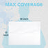 320 Pack 13"x18", 3-Ply Disposable Dental Bibs Waterproof Tattoo Bibs Sheet for Nail Salon, Dental Clinic, Feeding