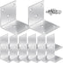 CLRBEATTY 20 Pcs Metal Corner Braces, 2 Inch 90 L Brackets with Screws,