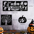 28 pcs Halloween Stencils by lyfLux - Pumpkin Carving and Painting Stencils for DIY Artistic Creation