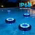 2-in-1 2 Pack) Flacchi Solar Lights Outdoor Waterproof - Solar Powered Ground Lights Outdoor Solar Disk Light Landscape