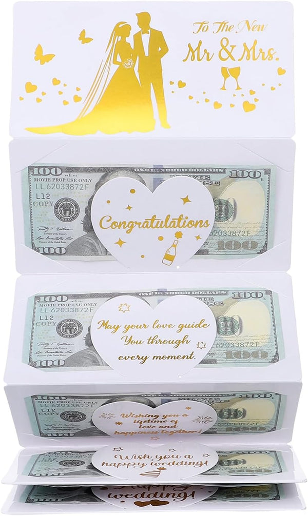 Apojgitn Wedding Money Card for Bride and Groom, Funny Wedding Envelopes to New