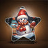 ALAZA Merry Christmas Snowman Tree Black Star Shaped LED Night Light Dusk to Dawn Sensor Plug in Night Home Decor Desk