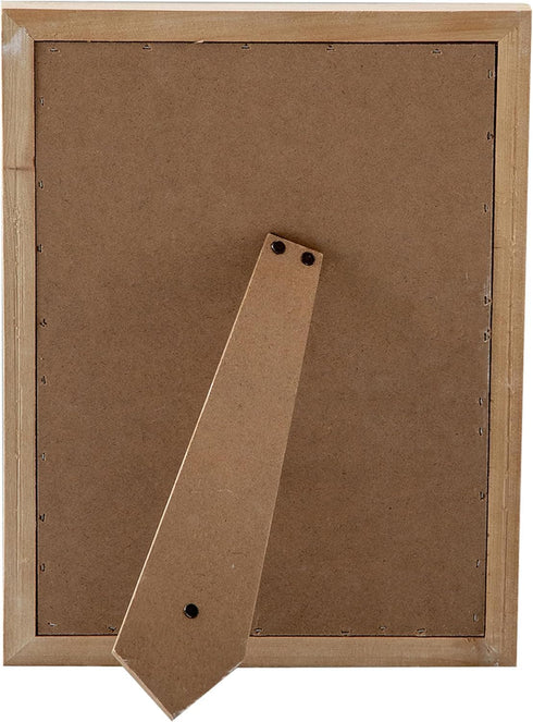 SOFE Small Bulletin Board for Desk, 12"×16" Cute Linen Pin Board with Rustic White Wood Frame for Office Living Room