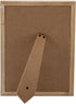 SOFE Small Bulletin Board for Desk, 12"×16" Cute Linen Pin Board with Rustic White Wood Frame for Office Living Room