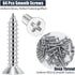 Onwon 40 x 40mm Corner Brace, 16 Pieces Stainless Steel L Shaped Angle Bracket with 64 Screws Fastener Joints
