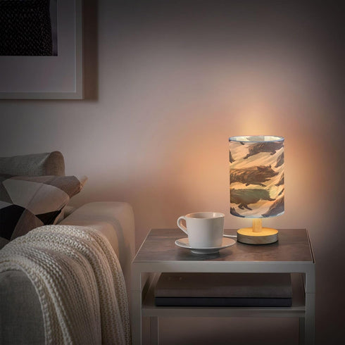 Glaphy Animal Pig Wild Boar LED Table Lamp Nightstand Lamp with USB Port Bedside Desk Lamps for Living Room Bedroom
