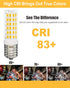 Updated KEI D28K KEL2812, KEI D28A KEL2811, KEI D28M KEL2815, KEL 2816X 4W LED Refrigerator Light Bulb Replacement