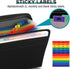 H4D Accordion File Organizer, 13 Pocket Zippered Expanding File Folder with Front Mesh Pouch for A4 Documents, Black