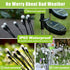 4 Pack 32 Flumy Solar Garden Lights Outdoor - LED Firefly Lights Waterproof, Garden Decorations for Yard Patio Pathway