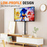 Xyndyx 23-60 Inch 88 lbs, 400x400mm, Mobile TV Cart Rolling TV Stand for LCD LED OLED Flat Curved Screens up to Height