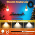 Puanticn 25x6cm Dimmable Timing Battery Operated Chandelier, Rechargeable Battery Powered Pendant Light with Remote