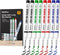 Nicpro 8 PCS Long Nib Marker Pens, 20mm Deep Hole Marker, Quick
