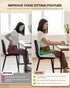 vdovsta Tailbone Office Chair Cushion for & Low Back Pain Relief, Car and Truck Seat Cushion, Comfortable Foam and High