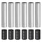 PATIKIL 4" Tall Candle Covers Sleeves, 6Pcs Metal E12 Chandelier Socket Sleeves