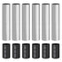PATIKIL 4" Tall Candle Covers Sleeves, 6Pcs Metal E12 Chandelier Socket Sleeves
