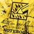 Rite in the Rain Weatherproof Notebook, 4.625" x 7", Yellow Cover, Universal Pattern (No. 373)