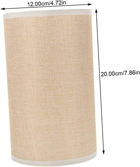 DOITOOL Chic Small Drum Lampshade Cover for Nightstand Lighting