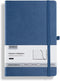 POPRUN A5 Lined Journal Notebooks, Leather Hardcover, 240 Pages Classic Ruled for Writing, Business, Travel