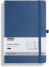 POPRUN A5 Lined Journal Notebooks, Leather Hardcover, 240 Pages Classic Ruled for Writing, Business, Travel