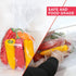 Bread Bags with Ties, 100 Clear Reusable Bags and 100 Ties for Homemade Bread and Bakery Loaf